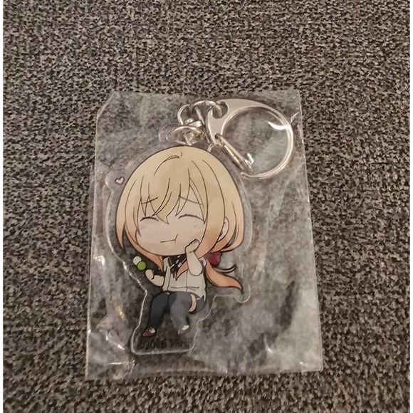 Touken Ranbu Ranto Shiro Animate Cafe Acrylic Keychain - Picture 2 of 4